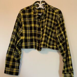 H&M Cropped Flannel